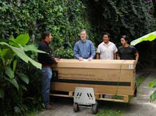 HP Z3200 arriving to FLAAR facilities in Guatemala